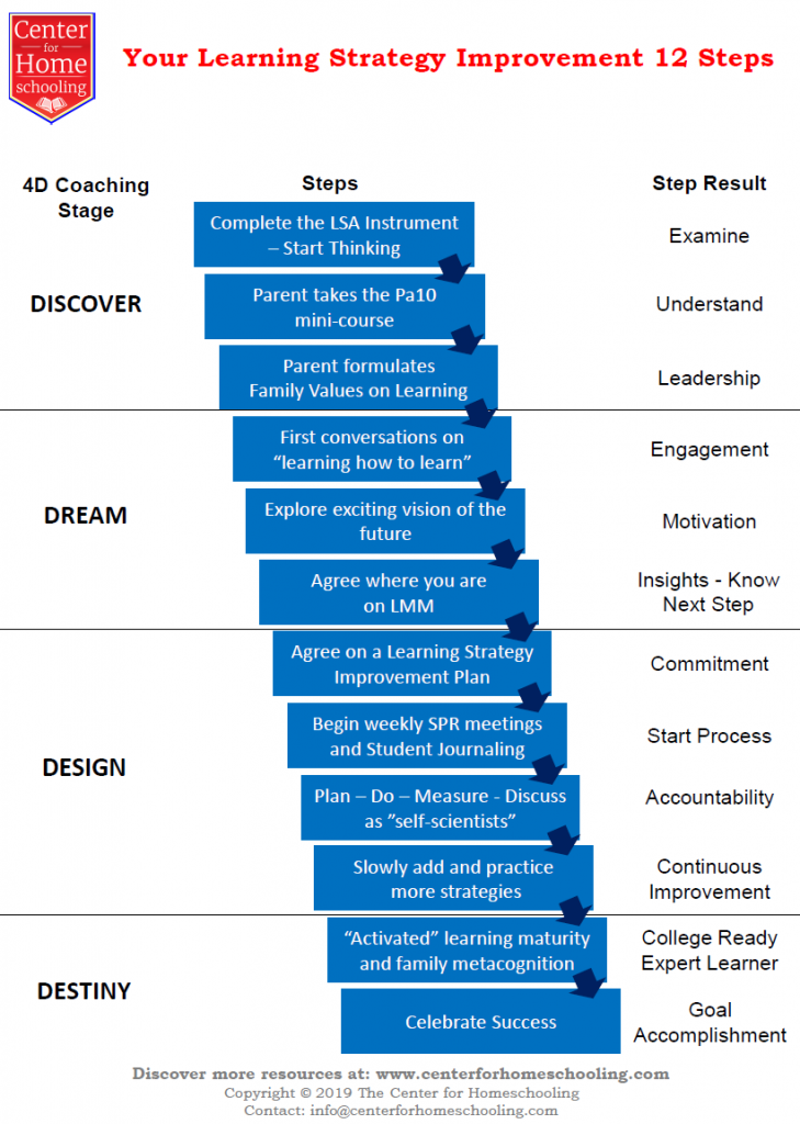 The 12 Steps to Learning Strategy Improvement james haupert