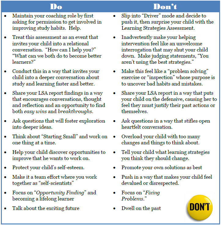 dos and donts parent coaching center for homeschooling